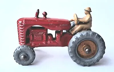 MATCHBOX LESNEY VINTAGE 4b MASSEY HARRIS TRACTOR RED ORIGINAL EXCELLENT PLUS • £16.75