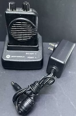 Motorola Minitor V (5) VHF 2-Chan Stored Voice Pager 453-461 .9875MHz ~ • $29.99
