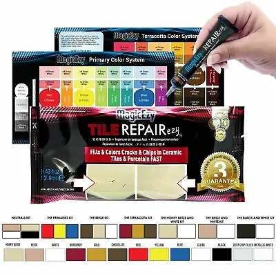 Tile Repairezy: Fill Chips In Ceramic Floor: Tile Fix - MagicEzy • $29.99