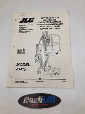 3124001 JLG Service Parts Manual SKU-25230509SR • £72.34