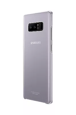 Official Samsung Galaxy Note 8 Orchid Grey Clear Cover Case - EF-QN950CVEGWW • £3.95