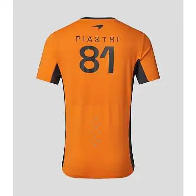 McLaren F1 Men's 2023 Oscar Piastri Team Replica Set Up T-Shirt - Papaya/Phantom • $39.99