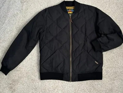 Eddie Bauer DOWN EB Original 1936 Skyliner Black Quilted Jacket Size Large Coat • $70