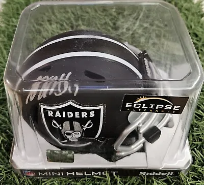 Davante Adams ECLIPSE Las Vegas Raiders Mini Helmet AUTO BAS Hologram(Visor) • $297.23