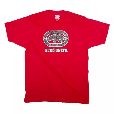 ECKO UNLTD Mens T-Shirt Red XL • £9.99