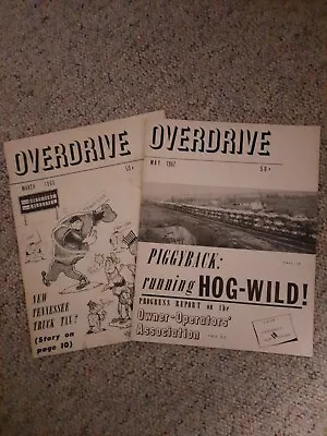 Vintage 1962 1963 Overdrive  Trucking Magazines • $39