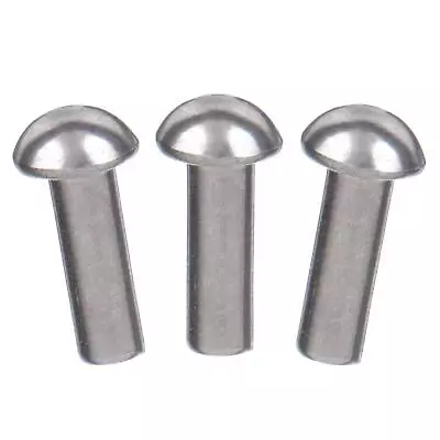 Metal Magery - 3/16  Diameter X 1  Length Solid Steel Round Head Rivet - Qty 50 • $12.99