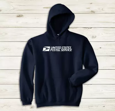 Postal Worker Hoodie USPS Post Office Hooded White Logo • $24.99