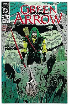 Green Arrow 46 Signed By 2 Mike Grell Autographed DC Combined Shipping • $15