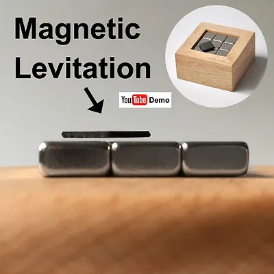 £16.30 • Buy Pyrolytic Graphite Magnetic Levitation WoodBox SET,  Diamagnetic Science Desktoy