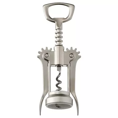 IKEA High Quality IDEALISK Corkscrew Bottle Opener Silver With Levers • £3.99