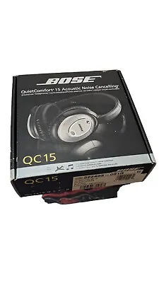 Bose QC15 QuietComfort 15 Acoustic Noise Cancelling Headphones Wired 3.5mm Jack • $39.99