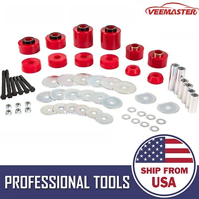 4.4123R Body Cab Mount Bushing Set Kit For 1980-1998 Ford F150 F250 F350 2WD&4WD • $118.65