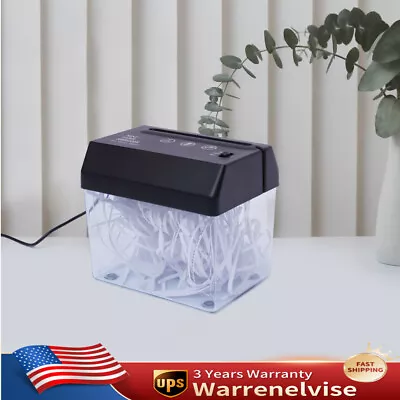 Small Paper Shredder For Home Use USB Mini Paper Shredder Documents Office • $19.01