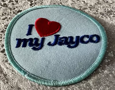 Retro Vintage I LOVE MY JAYCO Camper Travel Trailer / RV Advertising Patch 3  • $4.95