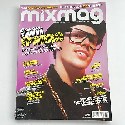 Mixmag Magazine July 2008 #206 Sam Sparro Crookers Mark Ronson Dance Clubbing • £14.99