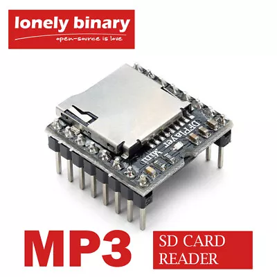 MP3 Player SD Card Reader Sound Module Shield For Arduino Uno Mega Pro DFPlayer  • $24.99