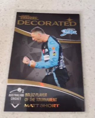 2023/24 Traders Cricket Luxe Matt Short Decorated D 14/30 Strikers • $7.99