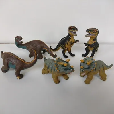 Vintage AAA Baby Dinosaur Bundle 6 Figures In 3 Pairs Lovely Condition  • $12.26