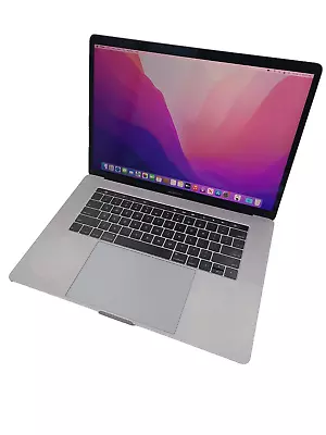 Apple MacBook Pro 15  2018 I7-8750H 2.2GHz 16GB RAM 256GB SSD Monterey Touchbar • $400