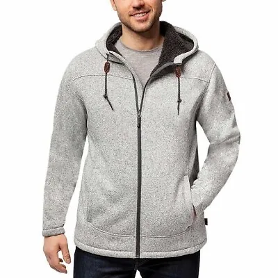 Rugged Elements Men's Fleece-Lined Full Zip Mountain Fleece Hoodie Jacket | H42 • $34.05
