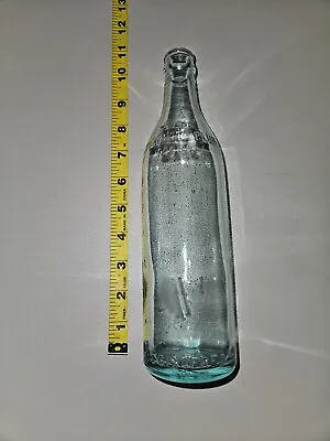 Vintage CLICQUOT CLUB Soda Pop Bottle Aqua Rare  Registered  Bottom  • $29.99