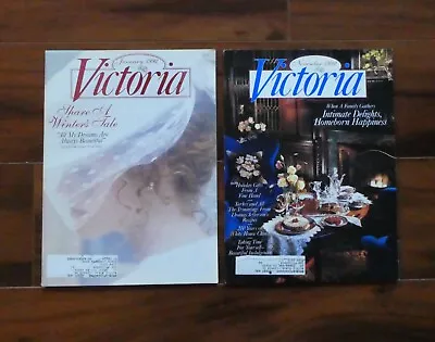 Victoria Magazine Lot 1992 Jan Nov Winter Holiday Fashion Vintage Elegance • $15.99
