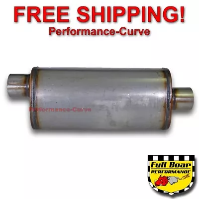 3  O/C Performance Exhaust 18  Muffler MAX FLOW Stainless Steel 5x8 MF2259 • $62.95