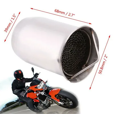 2  51mm Motorcycle DB Killer Silencer Muffler Baffle Universal For Exhaust Pipe • $12.44