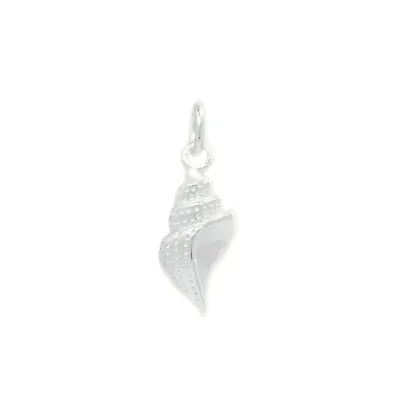 Sterling Silver Nautical Sea Snail Shell Necklace Bracelet Charm Pendant • £7.48