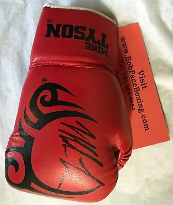 Authentic MIKE TYSON Autographed Mike Tyson Brand Tatoo Boxing Glove JSA Cert • $399