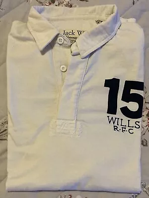 Jack Wills Medium Long Sleeve Polo Shirt • £5