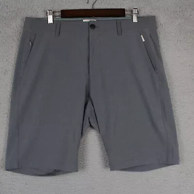 7 Diamonds Shorts Mens 36 Beacon Golf Performance Gray Chino 9.5 Inseam Stretch • $10.99