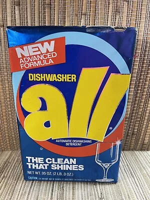 Vintage ALL Dishwasher Detergent 30 Oz - Sealed Box • $25.50