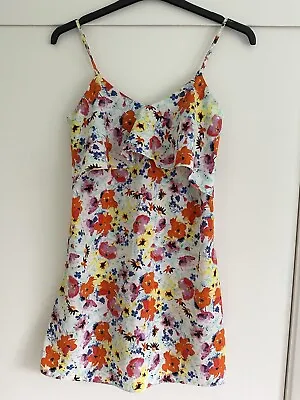 Miss Selfridge Petite Summer Dress Floral Size 8 • £4.50