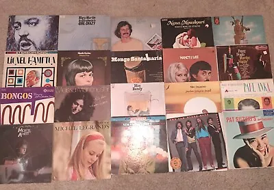 Vintage 60s 70s Assorted Vinyl Records Lot Of 20 Mixed Generas  • $19.99