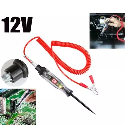 12V Circuit Tester Probe Light Voltage Pen Detector 3-48V Electric Car Fuse Test • $7.99