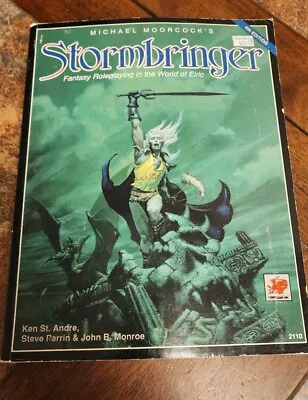 Stormbringer Fantasy Roleplaying 4th Campaign Rules W/ Map & Plates 2110 Elric • $99