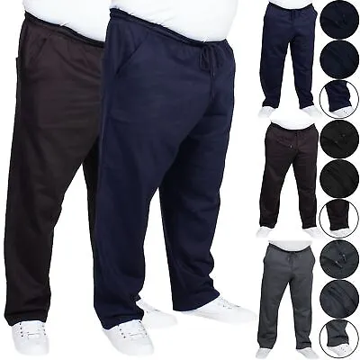 Mens Fleece Jogging Bottoms Joggers 3XL 4XL 5XL Plus Size Big Size King Bottoms • £9.99