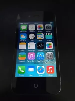 Apple IPhone 4 32GB (MC605X/A) Black Unlocked & Working • $48