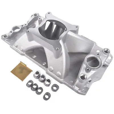 Single Plane Aluminum Intake Manifold For Chevy SBC 350 400 57-95 RPM 3000-7500 • $224.25