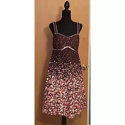 R&K Originals Polka Dot 50's Housewife Rockabilly Fit & Flare Dress - Size 12 • £20.24