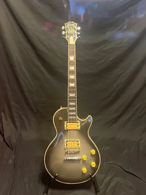 80's Vintage Cort Silverburst Les Paul Custom Guitar • $799