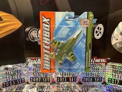 Matchbox Skybusters BOEING F/A-18E SUPER HORNET 2012 Headquarters Green Plane LR • $14