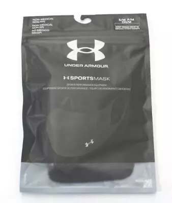 Under Armour Adult Unisex Sports Performance Mask MG7 Black Small NWT • $12.50
