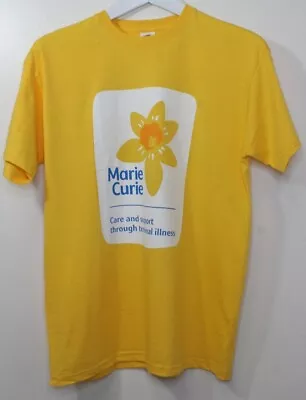 Marie Curie Yellow T-Shirt Event Daffodil S/M/L NEW • £6.99