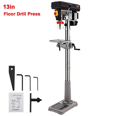 13 In Floor Drill Press Pure Copper Motor 120V 12 Variable Speed 288-3084RPM New • $419.99