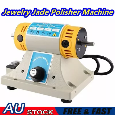 350W Multifunction Jewelry Rock Polishing Buffer Bench Lather Polisher Machine • $120.99