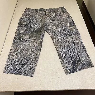 Magellan Pants Men 2XL Cargo Convertible Stretch Mossy Oak Brush Camo Hunting • $28