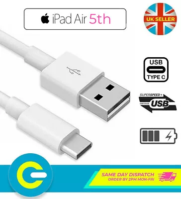 For Apple IPad Air 5 (2022) - High Quality USB-C Data Sync Charger Power Cable • £3.99